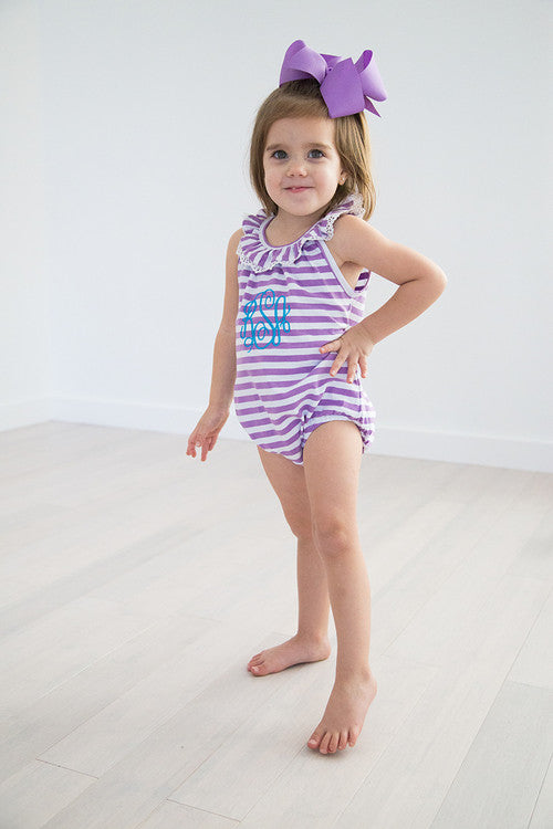 Girls Ruffle Neck Bubble