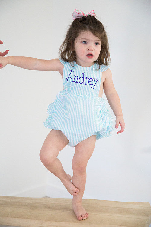 Girls Ruffle Sunsuit