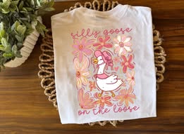 Silly Goose On the Loose Girl's T-shirt