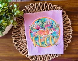 Just Go With the Flow Girl's T-shirt