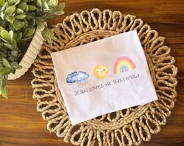 Jesus Loves Me This I know Girl's T-shirt