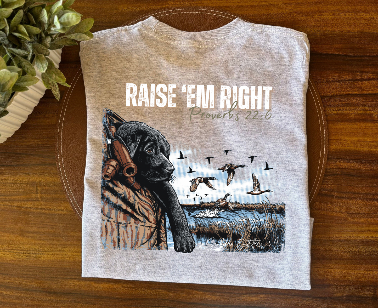 Raise ‘Em’ Right Boys Lab T-Shirt