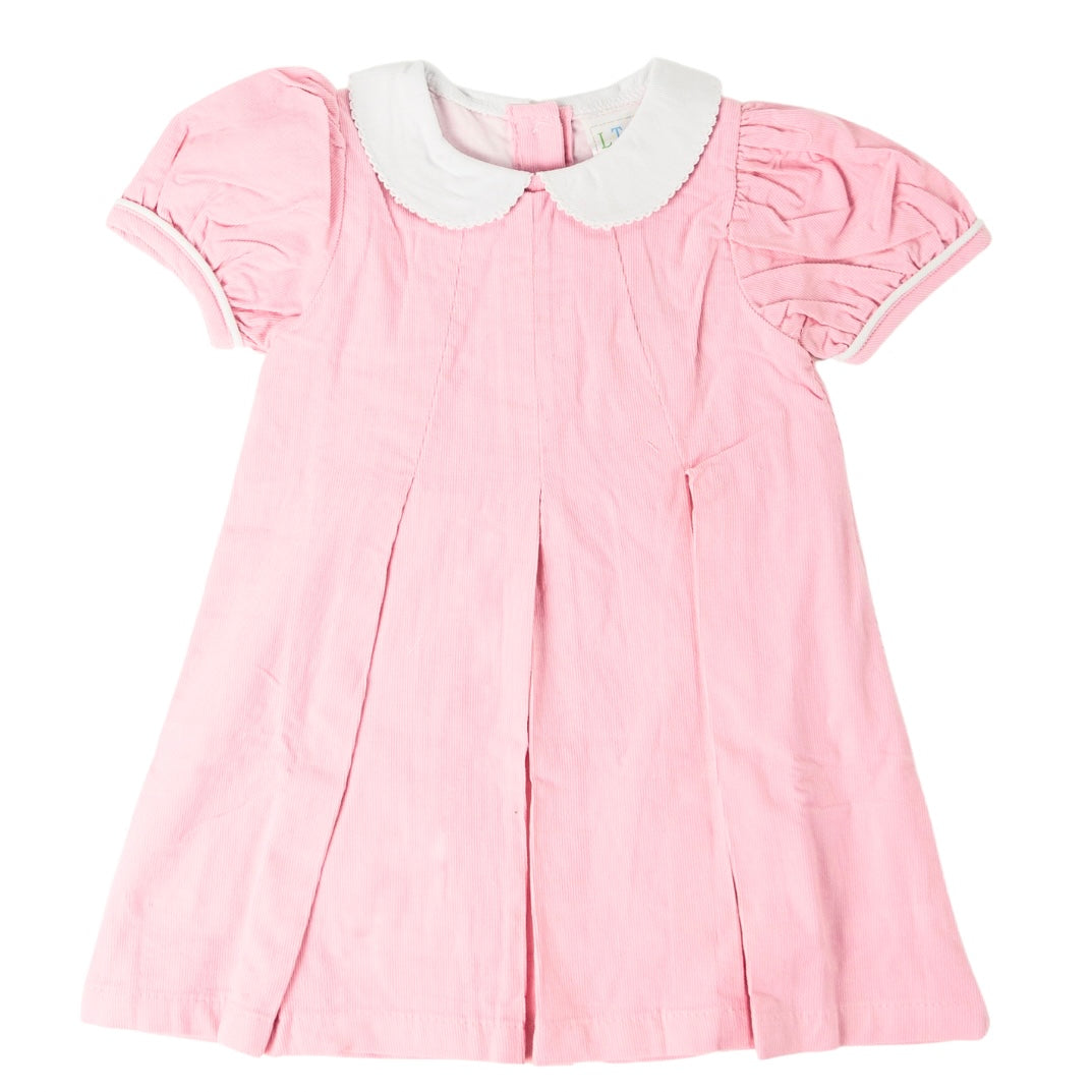 Pleated Peter Pan Collar Dress