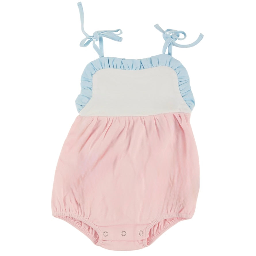 Girls Knit Tie Sunsuit