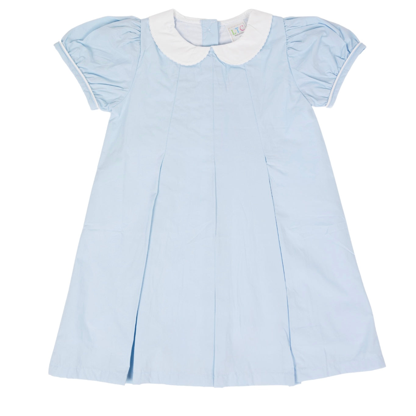 Pleated Peter Pan Collar Dress
