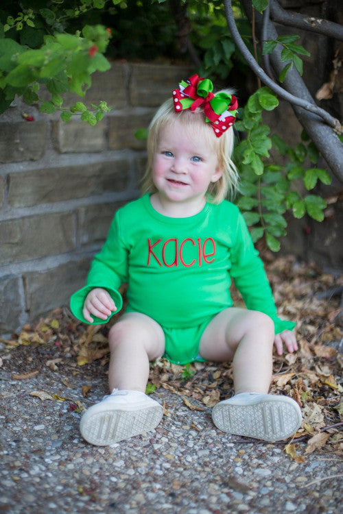 Long Sleeve Ruffle Bodysuit