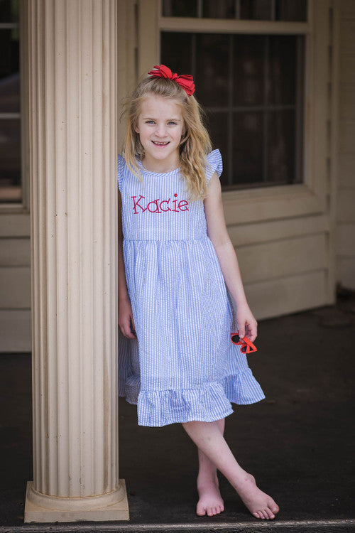 Seersucker Dress