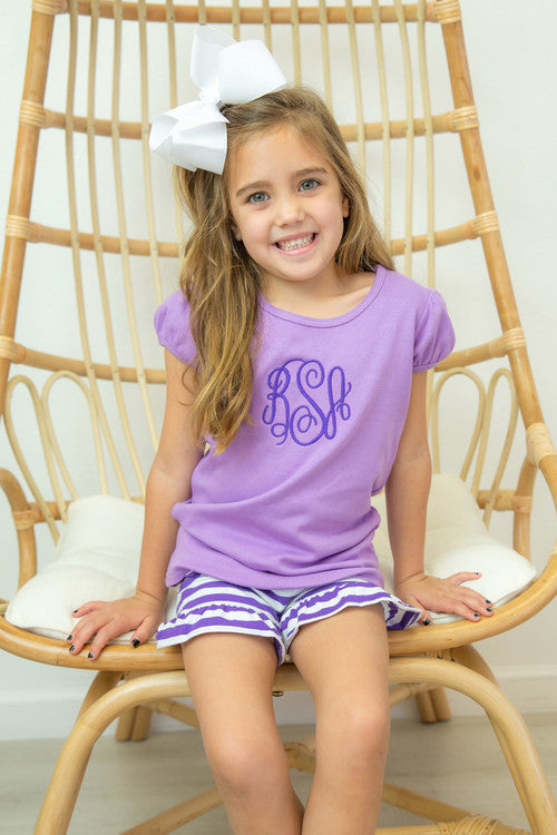 Girl's Puff Sleeve Shirt