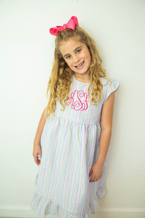 Seersucker Dress