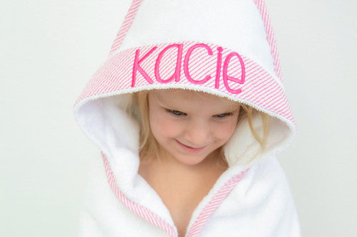 Seersucker Hooded Towel (Miller Collection)