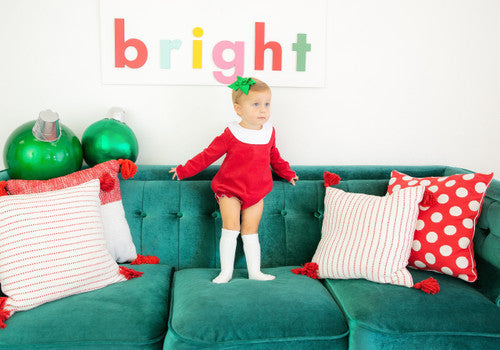 Girls Long Sleeve Bishop Bubble