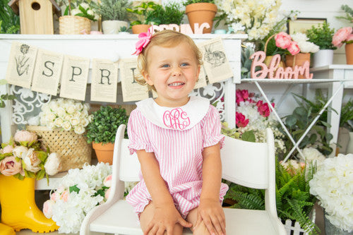 Girls Short Sleeve Bishop Bubble