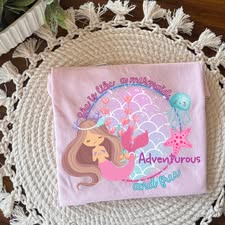 Adventurous Mermaid Girl's T-shirt