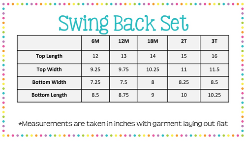 Seersucker Swing Back Set