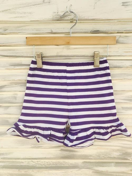 Girls Knit Ruffled Shorties