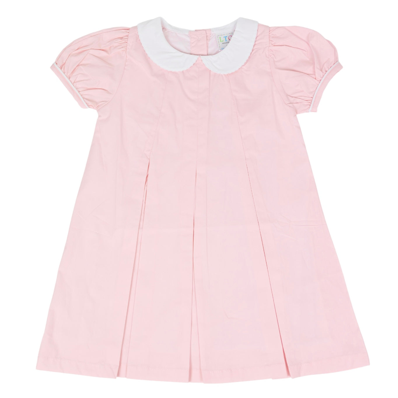 Pleated Peter Pan Collar Dress