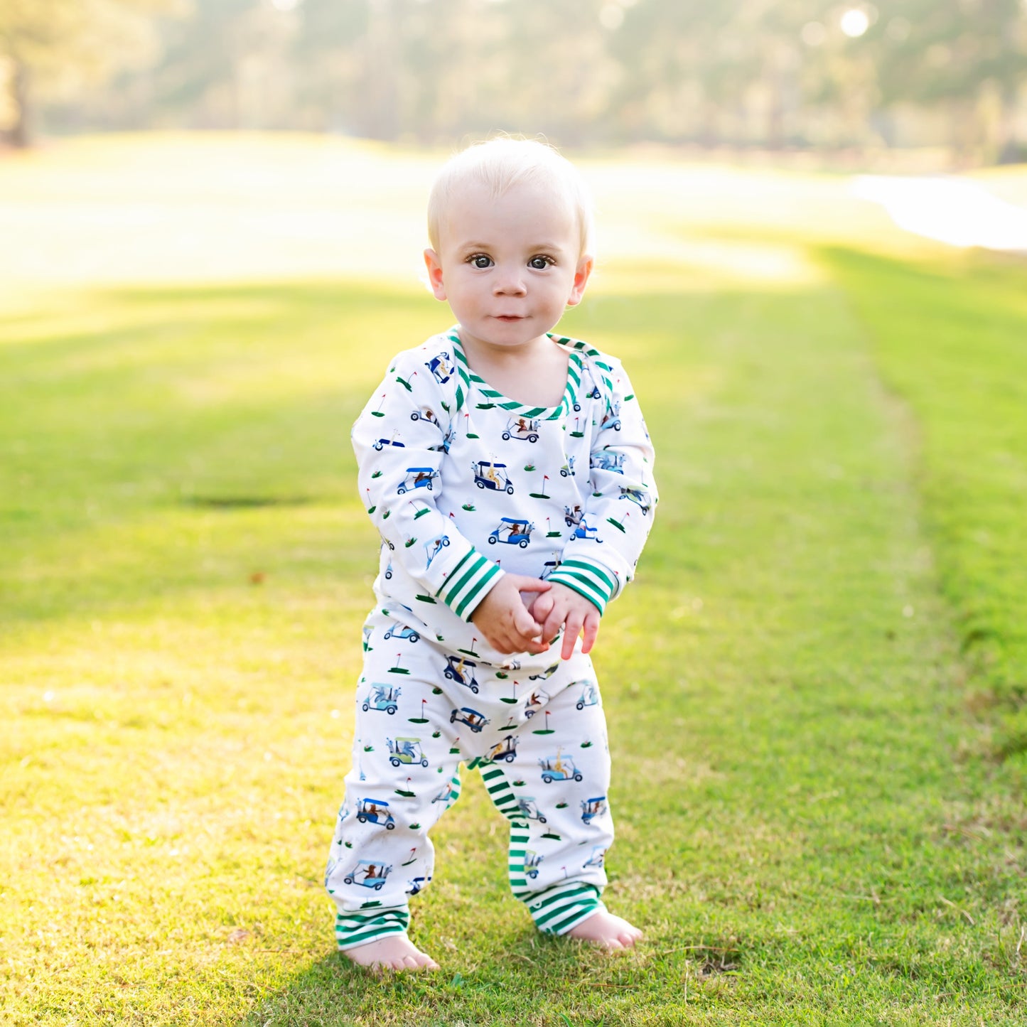 Boys Fairway Golf Romper