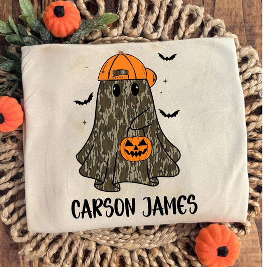 Boys Halloween Camo Ghost