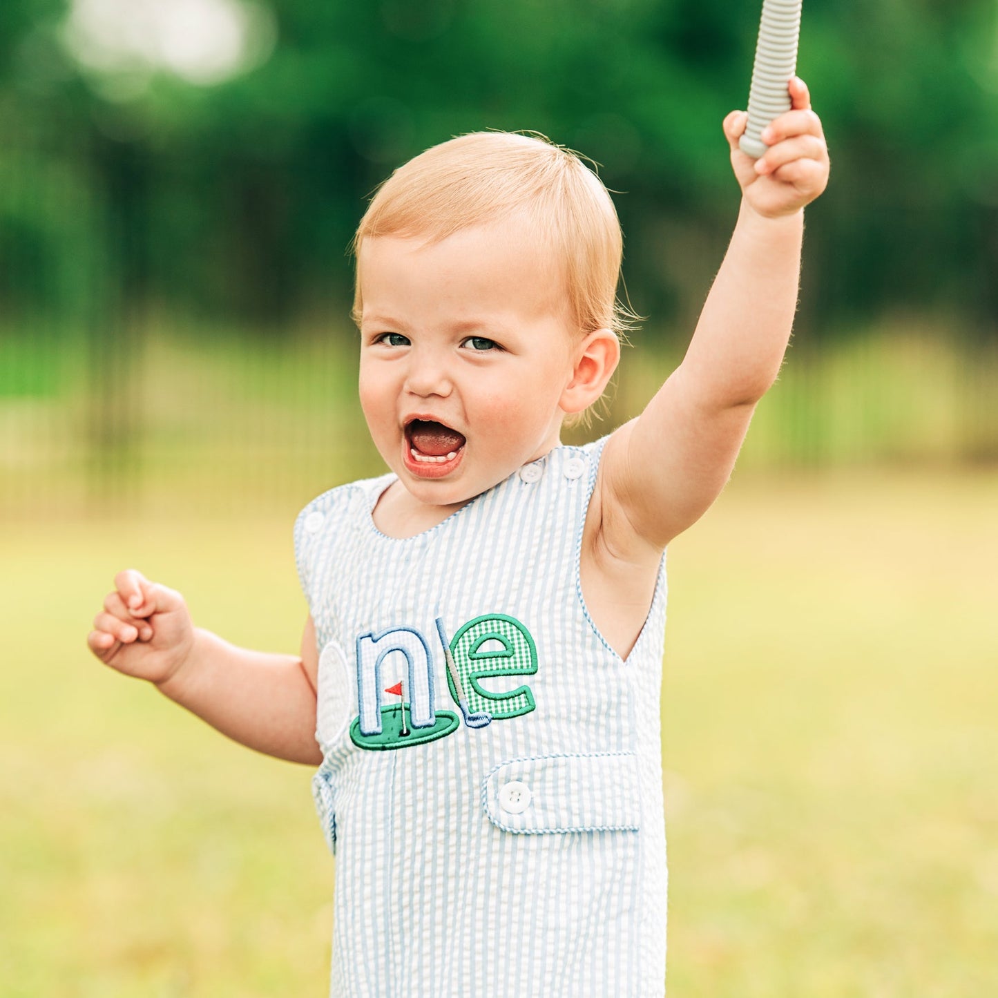 Hole-In-One Blue First Birthday Golf Jon Jon