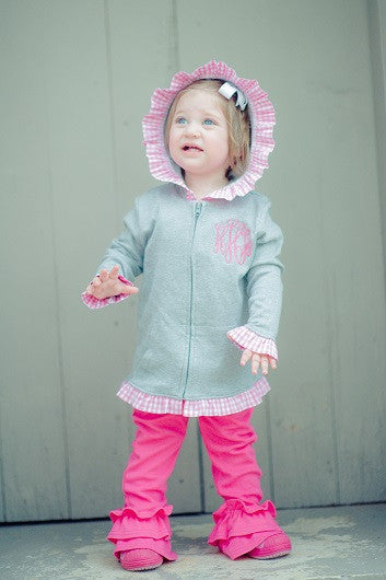 Girls Ruffle Jacket