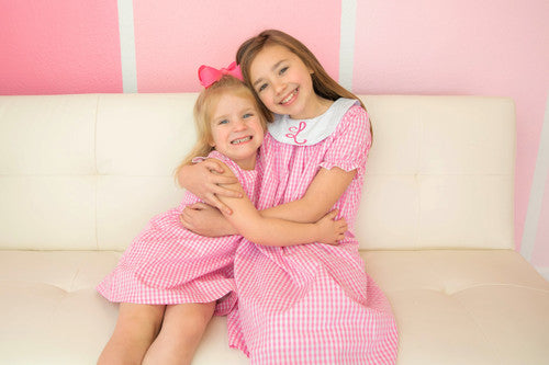 Short Sleeve Bishop Dress