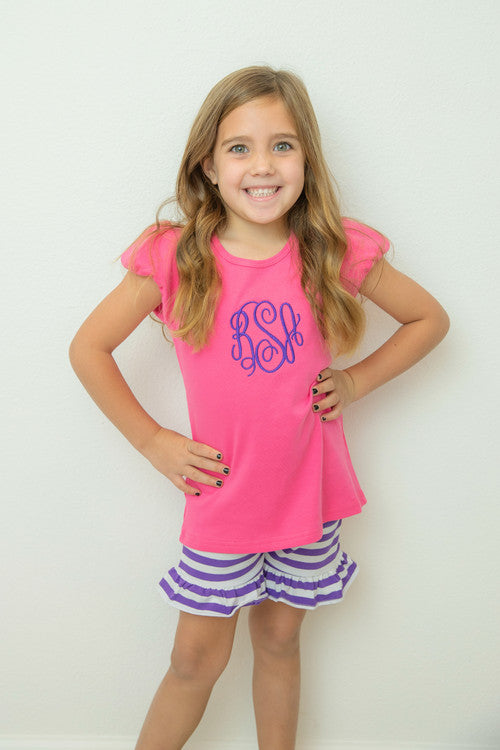Girl's Puff Sleeve Shirt