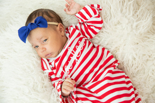 Girls Infant Gown with Ruffle