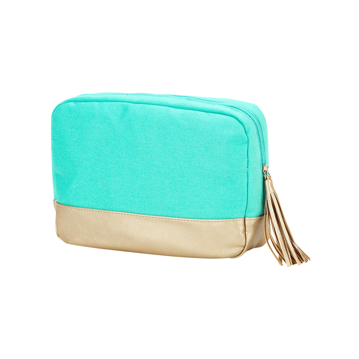 Mint Cabana Cosmetic Bag