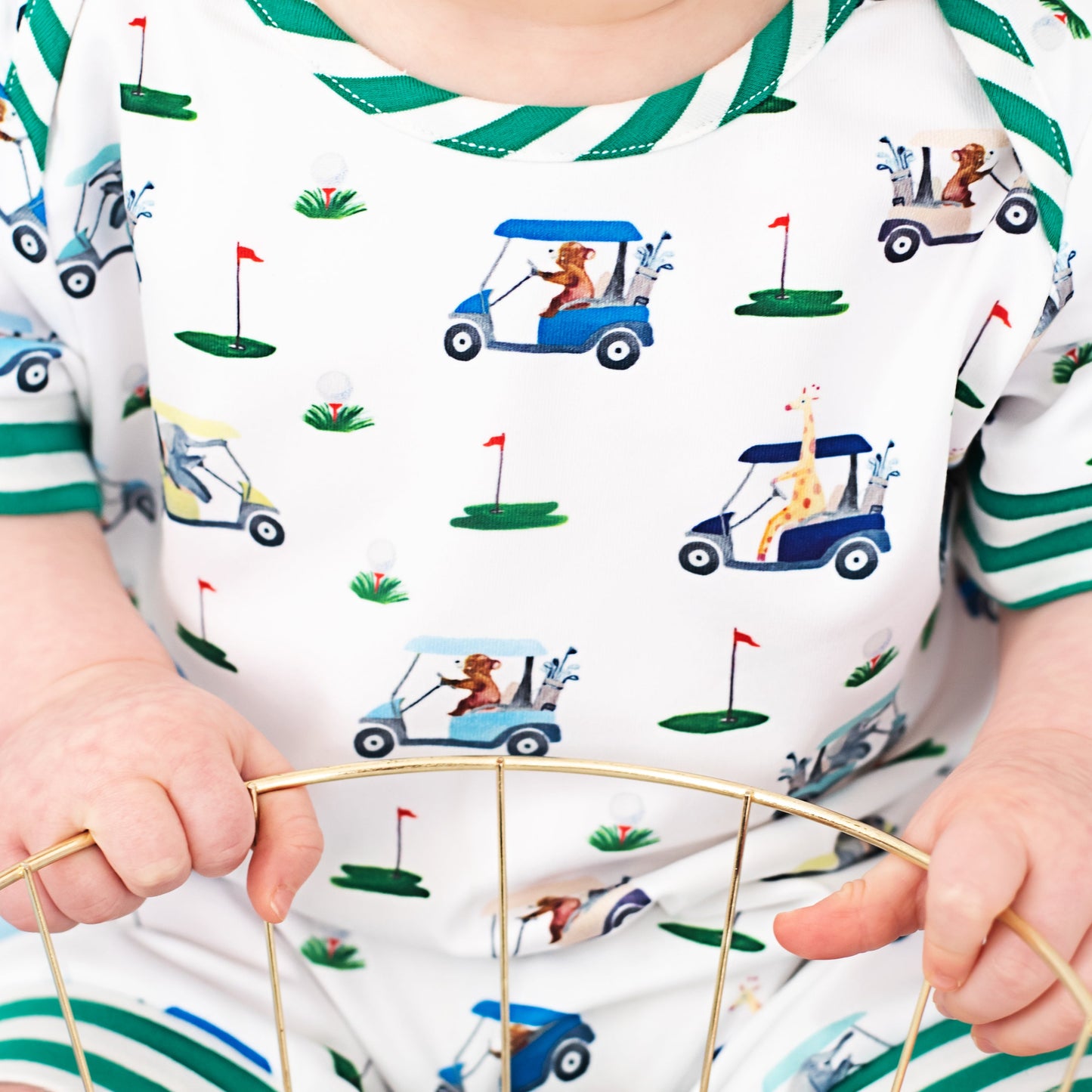 Boys Fairway Shortie Golf Romper