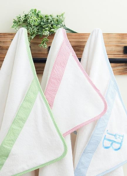 Seersucker Hooded Towel (Miller Collection)